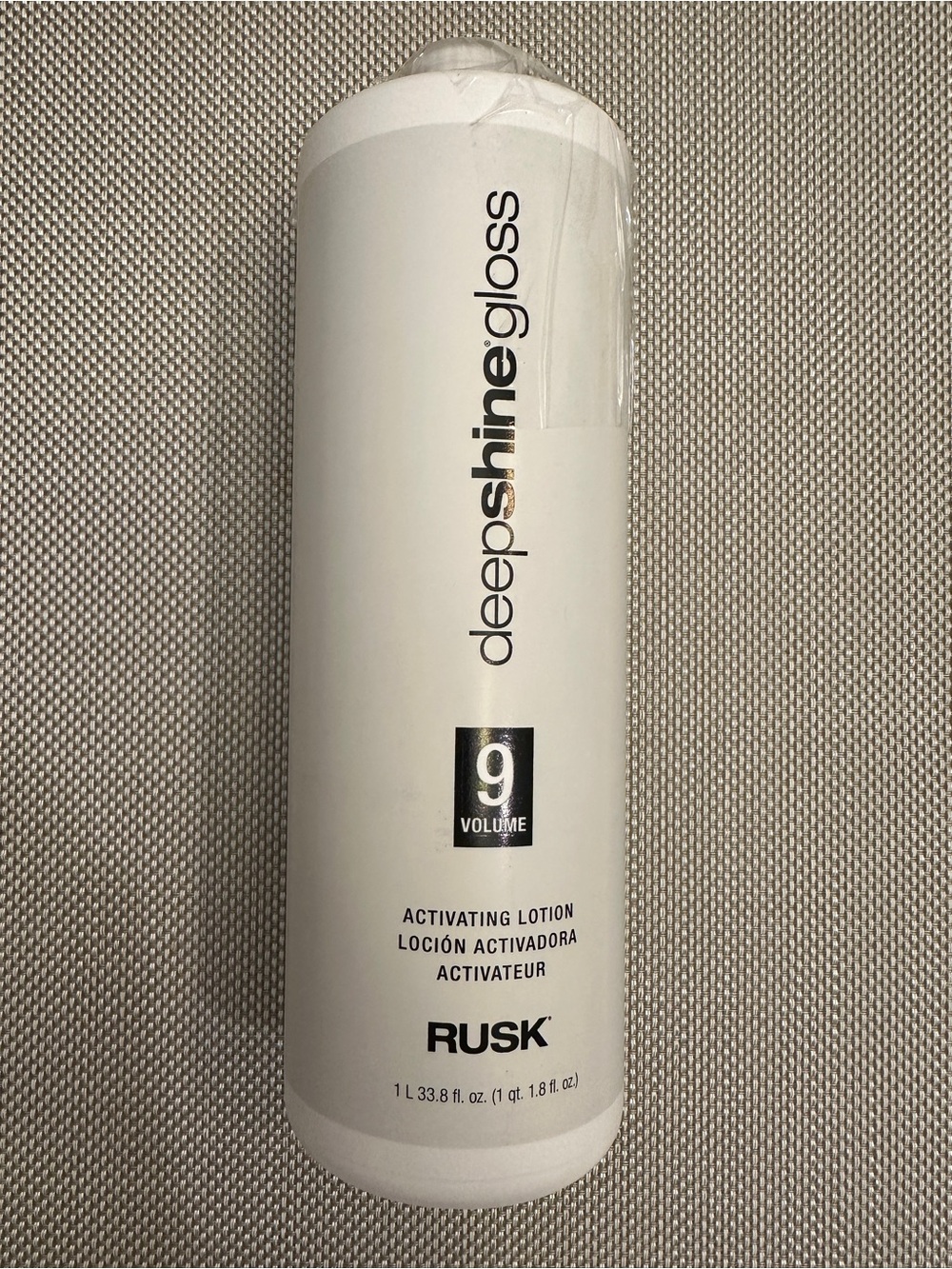 RUSK Deepshine Gloss 9 Volume Activating Lotion 33.8 oz New